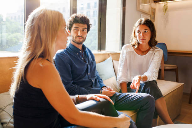 istock Group of young colleagues discussing startup project 1602894692