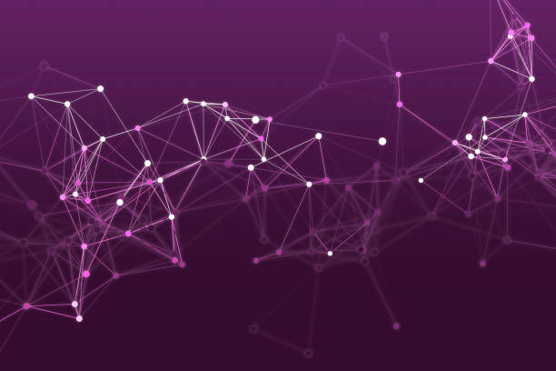 istock A constellation of dots, resembling stars or data points, intersects with wispy lines, comparable to cosmic pathways or network links, creating captivating abstract patterns. 1602908064