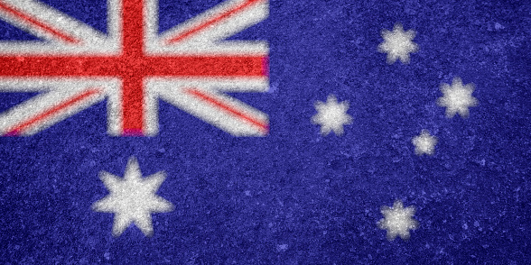 australian flag texture as background