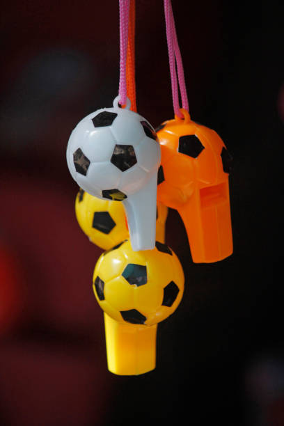 istock whistles with Football design 1602940253