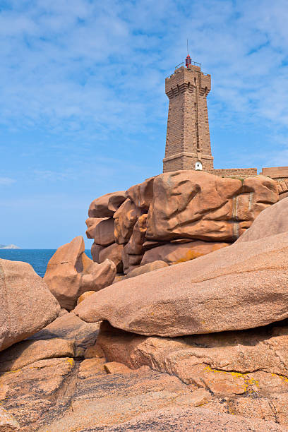 istock Lighthouse Men Ruz at Brittany, France 160298744