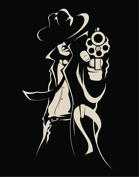 Vector illustration of Gangster