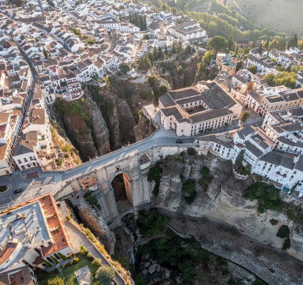 istock Ronda Spain from Above in the morning 1603016580