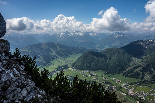 Pillsersee valley in the Austrian Alps