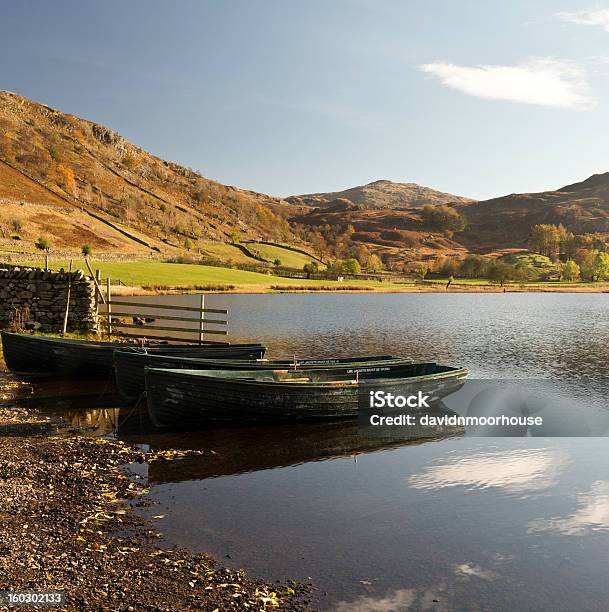 Watendlath Tarn Foto de stock y más banco de imágenes de Aire libre - Aire libre, Anticuado, Barco de remos