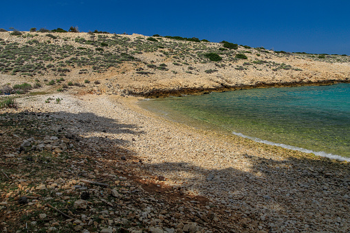 Saint Nikola beach on the island of Rab in Croatia