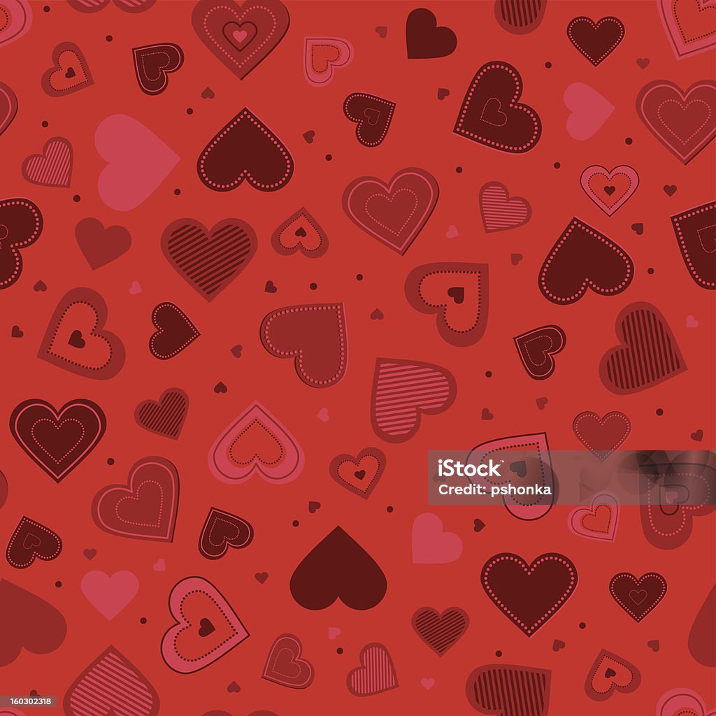 Stock Heart Pattern Hearts Pattern Stock Illustration - Download Image Now - Backgrounds ...