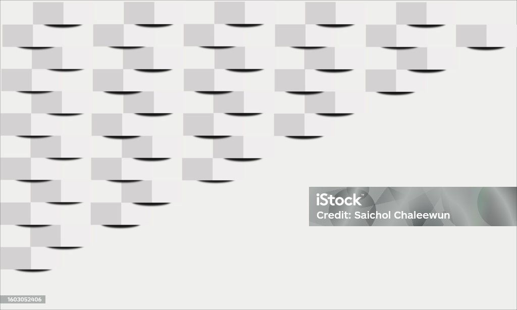 Pattern 3d Rectangular With White Background Stock Illustration ...