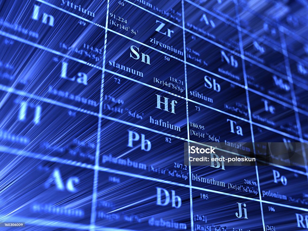 주기율표 - 로열티 프리 0명 스톡 사진