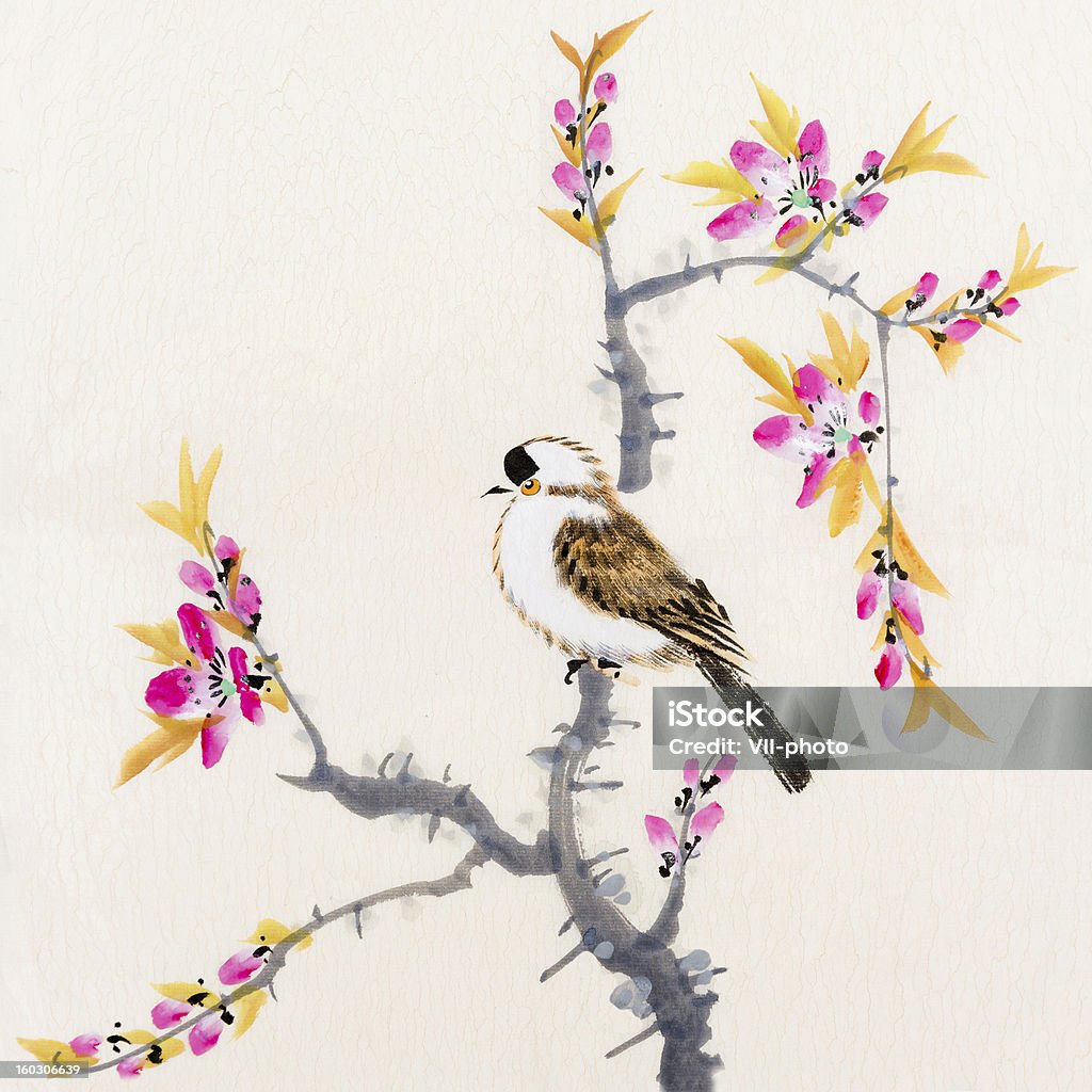 birds - Стоковые иллюстрации Живопись - художественное произведение роялти-фри