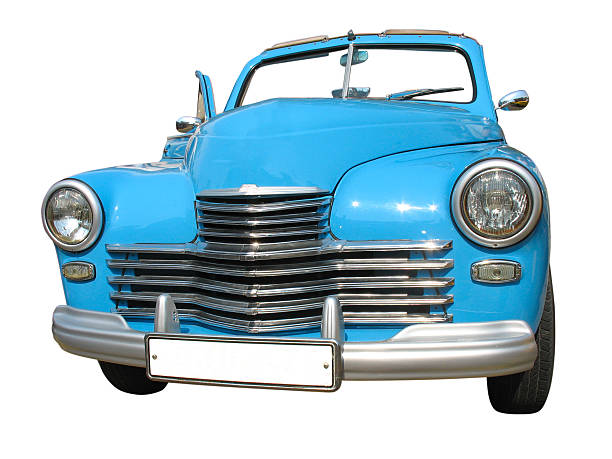 istock retro vintage blue dream luxury car isolated 160307930