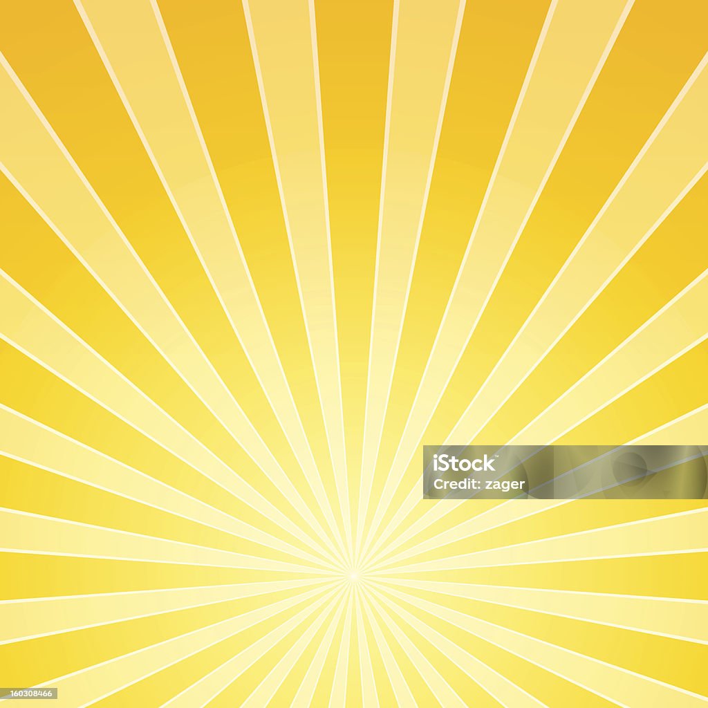 Желтый Яркий свет балки - Векторная графика Излучение роялти-фри