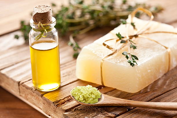 istock Piece of natural soap. 160311241