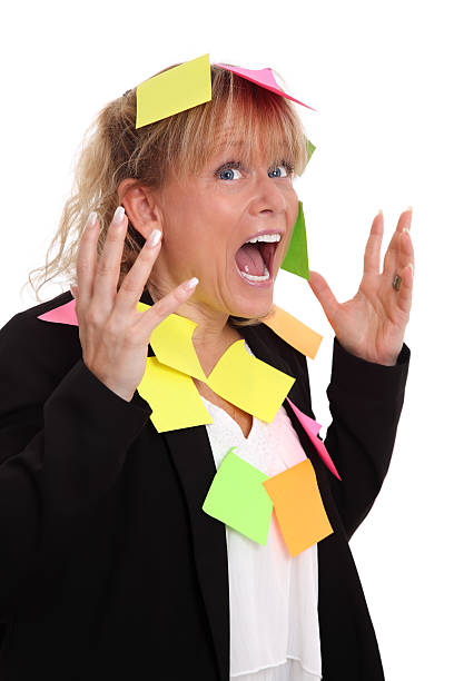 istock Crazy businesswoman 160311477