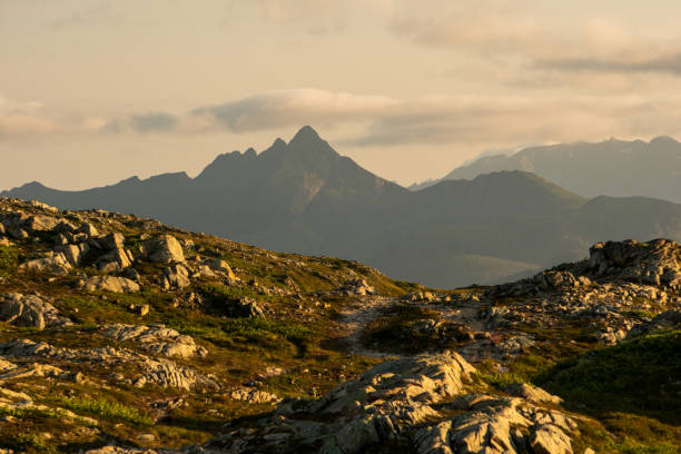 istock View of Lofoten scenery from a high mountain top. 1603115600