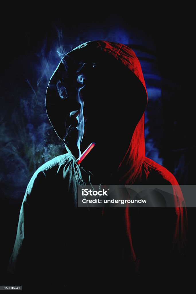 Death smoking Conceptual image representing death smoking cigarette Men Stock Photo