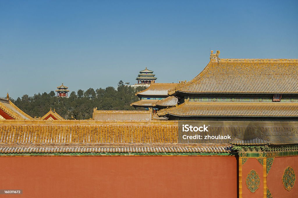 Edificios en la Ciudad Prohibida - Foto de stock de Amarillo - Color libre de derechos