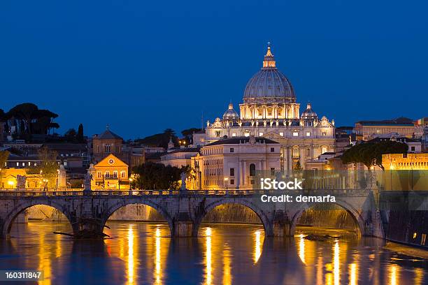 Città Del Vaticano - Fotografie stock e altre immagini di Città del Vaticano - Città del Vaticano, Notte, Stato del Vaticano