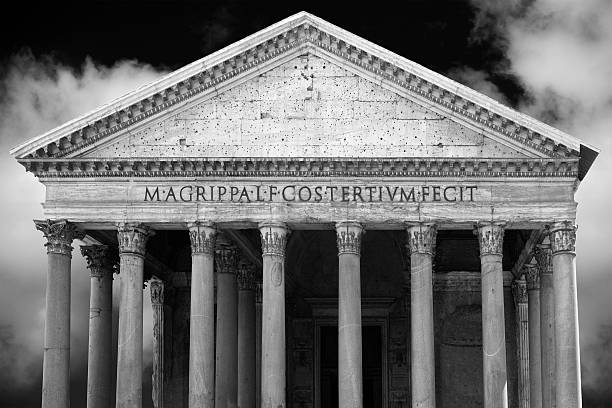 istock Timeless and celestial composite image of the Pantheon in Rome 160311965