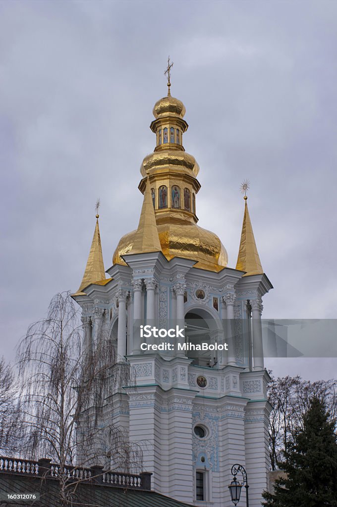 Campanile di Kiev Pechersk Lavra, Kiev - Foto stock royalty-free di Ambientazione esterna