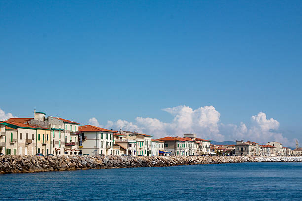 Mediterranean sea in Marina-di-Pisa.
