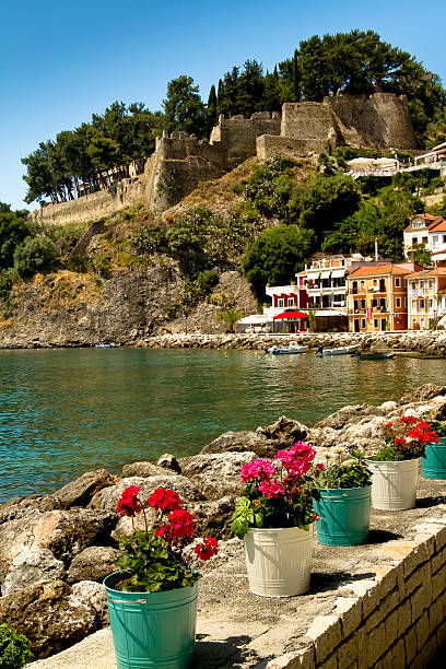 istock The Parga Castle and harbour area, Greece 160313225