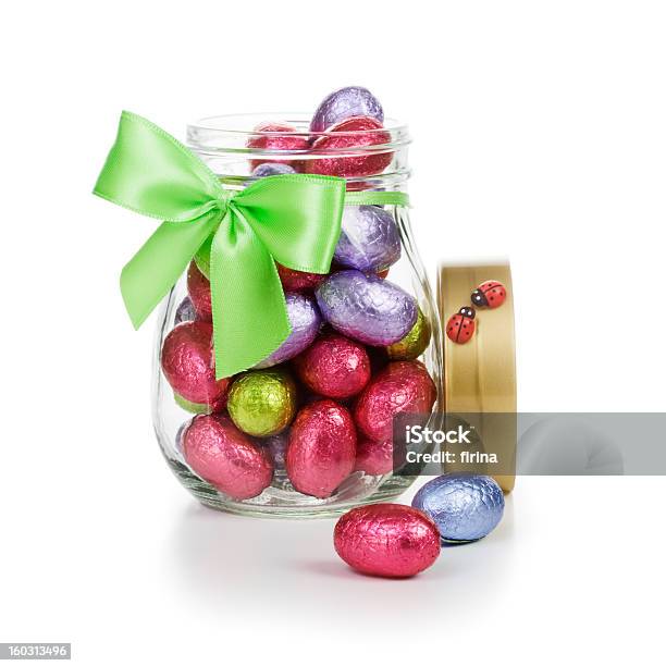 Easter Eggs In Glas Jar Stockfoto und mehr Bilder von Clipping Path - Clipping Path, Deckel, Dekoration