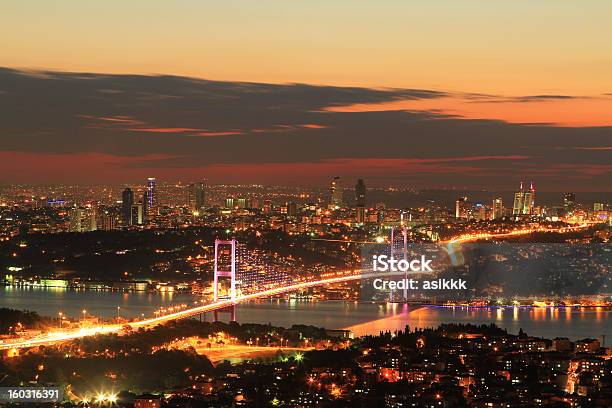 Bosphorus Bridge Stock Photo - Download Image Now - Bridge - Built Structure, Istanbul, Night