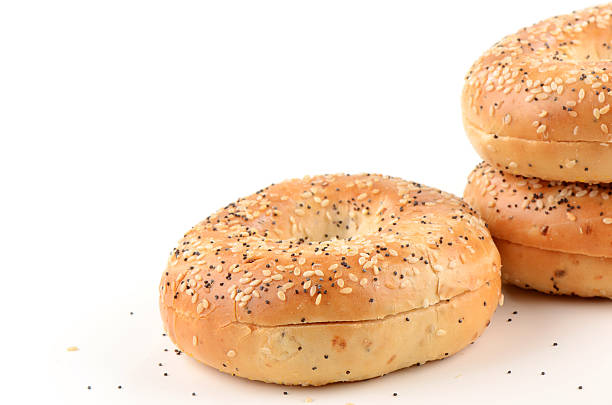 istock Poppyseed and sesame seed bagels 160317908