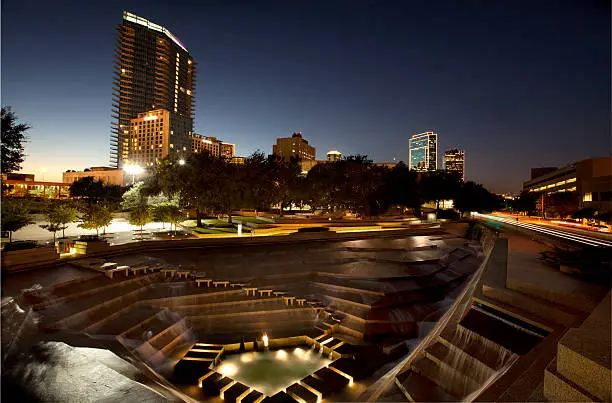 Photo of Ft Worth water gardens top view