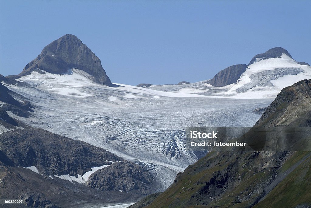 Die Gletscher von Gries - Lizenzfrei Alpen Stock-Foto