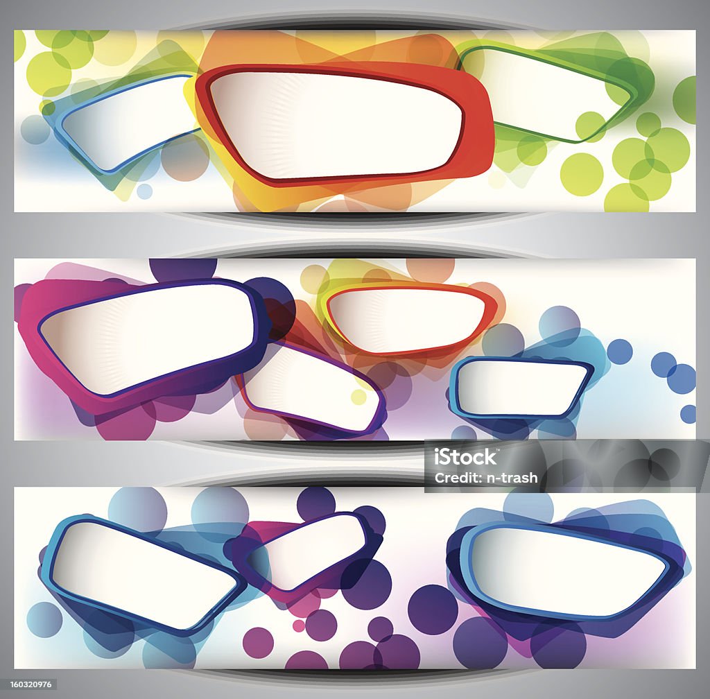 Computer Abstract Banner Abstract Web Banners Stock Illustration - Download Image Now - Abstract ...