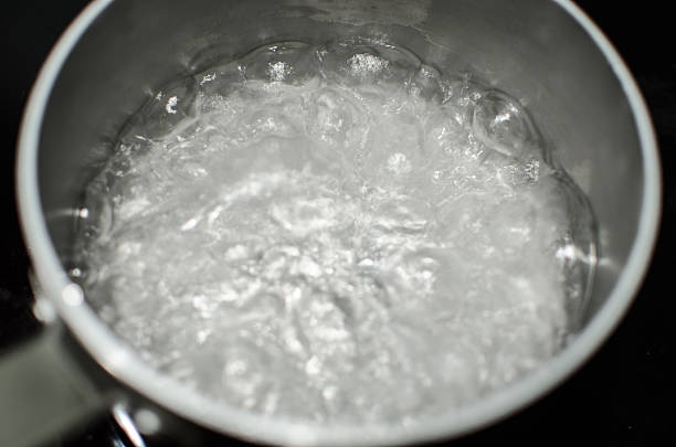Boiling Hot Water stock photo