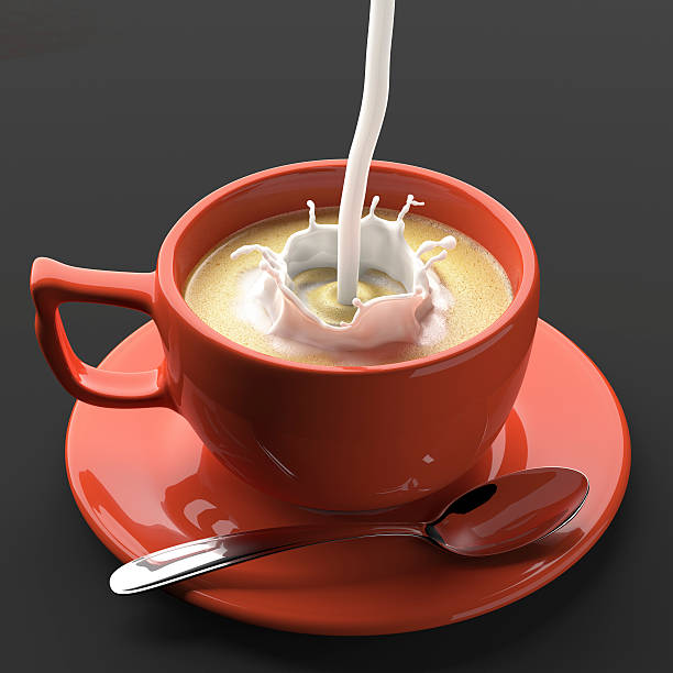 istock Coffee and pouring Milk 160321259