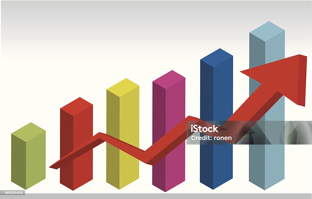 Progress Chart Sign Progress Chart Stock Illustration - Download Image Now - Arrow Symbol ...