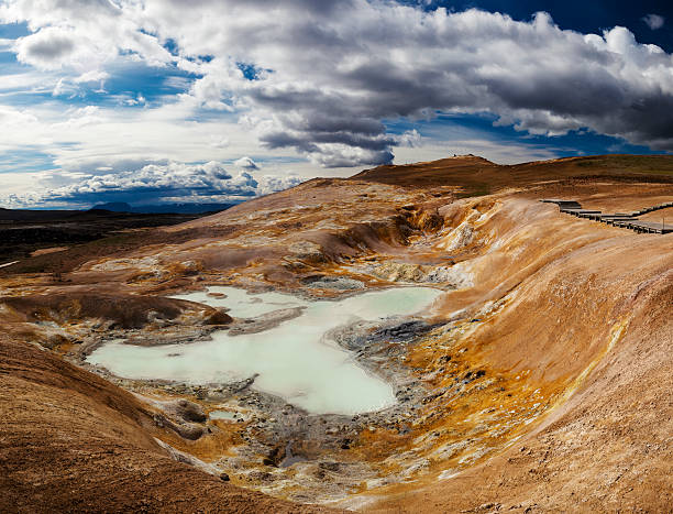 istock Volcano flank with sulfur - XXXL Panorama 160324822