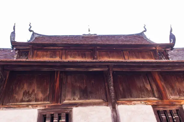 Photo of Wat Ton Kain , Wooden chapel in chiangmai, Thailand