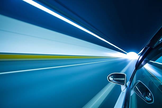 istock Driving at high speed in tunnel 160326755