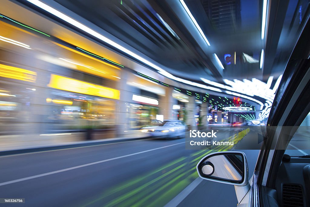 Fahren in städtische Szene - Lizenzfrei Abstrakt Stock-Foto