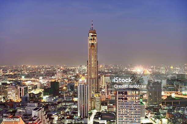 Bangkok Skyline Stock Photo - Download Image Now - Bangkok, Cityscape, Aerial View