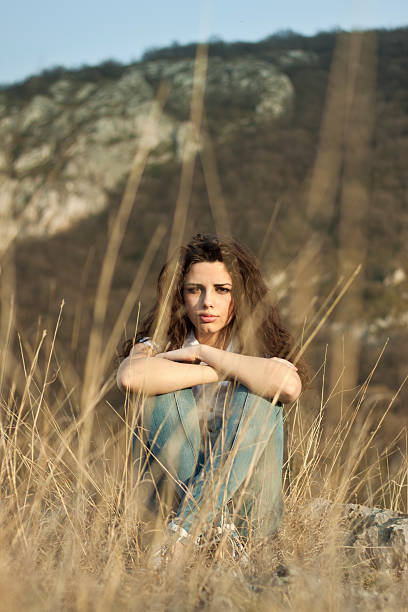 istock Girl in field 160327571