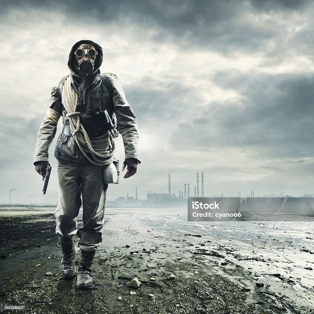 Désastre écologique - Photo de Masque à gaz libre de droits