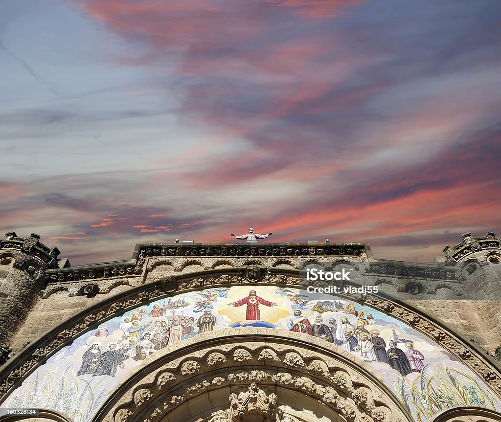 Tibidabo church/temple, Barcelona, España - Foto de stock de Adulación libre de derechos