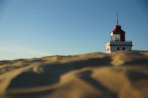 rubjerg knude 灯台、北ユトランド,デンマーク - baudenkmal ストックフォトと画像