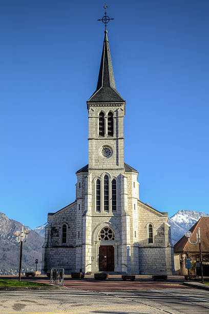 istock Church in French Alps 160330929