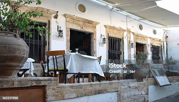 레스토랑 린도스 0명에 대한 스톡 사진 및 기타 이미지 - 0명, 건물 외관, 고대 그리스 양식
