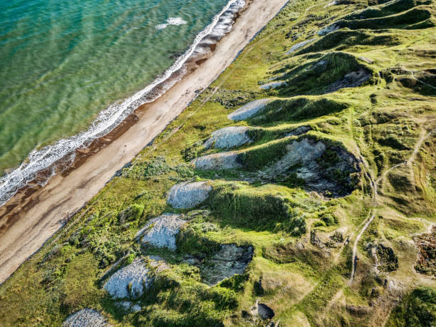 istock Svinklovene natural cliffs sea slopes phenomenom in Thy rural Denmark 1603340430