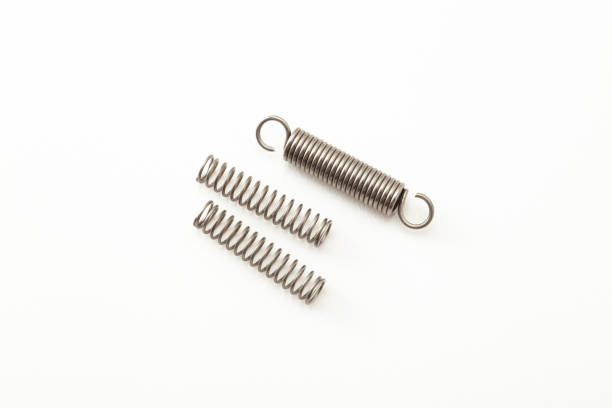 istock Industrial springs placed on a white background. 1603344700