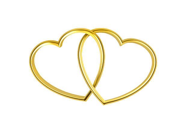 istock Heart shaped golden rings 160334870