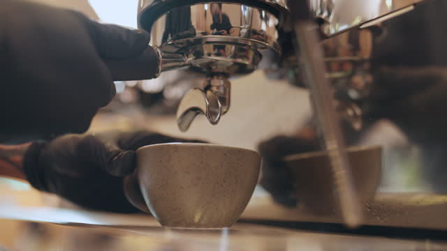 The process of making coffee